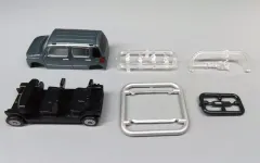 【中古】ミニカー チタニウムグレーメタリック 「1/64PLUS ダイハツ ミラココア」のサムネイル