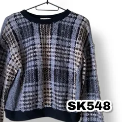 Raffa(ラッファ) チェック柄ニット マルチカラー 38サイズ レディーストップス　管理SK548