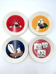 ARABIA MOOMIN アラビア　ムーミン 19.5cm プレート リトルミィ ムーミンママ　ムーミンパパ　コレクターズプレート　4枚セット