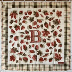 BURBERRY　バーバリー　大判スカーフ　ノバチェック　シルク　13