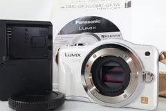 パナソニック ルミックス ミラーレス一眼カメラ/ボディ フルハイビジョンムービー一眼 シェルホワイト DMC-GF3-W