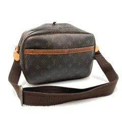 ■訳あり美品■LOUIS VUITTON ルイヴィトン　モノグラム　リポーターPM カメラバッグ　ショルダーバッグ　PVC×レザー ブラウン　ゴールド金具　斜めがけ　クロスボディ　フランス製　刻印あり　ラグジュアリー　高級　ハイブランド