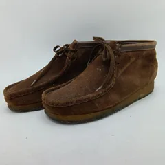 Clarks Originals クラークスオリジナル Wallabee ワラビーブーツ スエード ダークブラウン 茶色 9M メンズ G-12-5