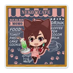 【新品/公式】ダンダダン_ぷちちょこ アクリルコースター 【モモ】 猫カフェ 公式グッズ colleize