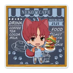 【新品/公式】ダンダダン_ぷちちょこ アクリルコースター 【ジジ】 猫カフェ 公式グッズ colleize