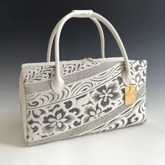 京都 西陣織　　正絹帯地　使用　利休バッグ　お茶席　 5 新品未使用品 京都 西陣織 正絹帯地使用 利休バッグお茶席 25125