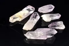 希少◇メキシコ産 ベラクルスアメジスト　12-52x4-11mm　原石 ポイント 約20g さざれ パワーストーン 天然石 _PRG2419