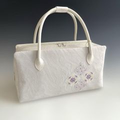 新品未使用品 京都 西陣織 正絹帯地使用 利休バッグお茶席 25126