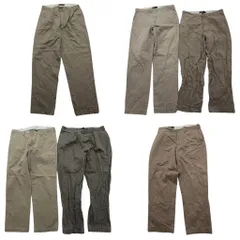 古着卸 まとめ売り ラルフローレン ポロチノ パンツ 6枚セット (メンズ 36 ) 90’s ダブル仕様 ベージュ 中古 古着 ND2823