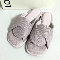良品 LOEWE ロエベ テラ フォーム クロッグ 36 サンダル 厚底 人気 