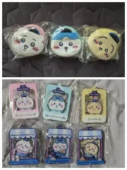 ちいかわ EDIYA キーホルダー6種 + 顔ポーチ3種 まとめ 出品
