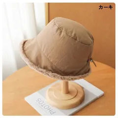 無地 裏起毛 バケットハット レディース 小顔効果 防風 耳あて付き 保温 秋冬 コーデしやすい