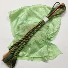 ［6539］帯締め 帯揚げ セット 華紋 絞り 金糸 正絹 着物 帯絞め