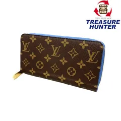 LOUIS VUITTON(ルイ・ヴィトン)　モノグラム　ジッピー・ウォレット　モノグラムレザー　ブルージーン　M63894 　未使用保管品 【102062745005】