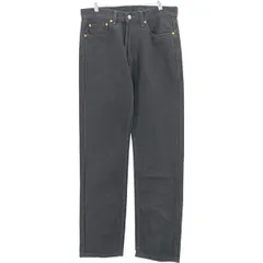 古着 リーバイス Levi's 505 ブラックデニム テーパードデニムパンツ メンズw33相当/eaa419400