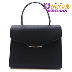 桂由美　YUMI KATSURA　冠婚葬祭　2wayハンドバッグ　ショルダー　レザー　ホースヘア　ブラック　黒　フォーマル　卒業式　入学式　A26-38　久安店