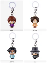 名探偵コナン めじるしアクセサリー2　全4種セミコンプリートセット　灰原哀 & 服部平次 & 遠山和葉 & ジン