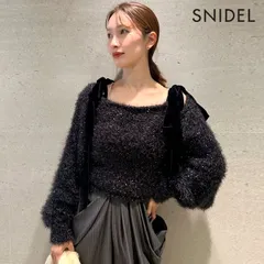 【SALE50%OFF】【即納】 スナイデル SNIDEL トップス ラメニットアンサンブルプルオーバー セットアイテム カーディガン ボレロ キャミソール swnt255125