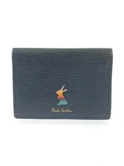 Paul Smith ポール・スミス COMPACT WALLET マーケトリーストライプラビット 三つ折り財布 【200-260108-yn-08-min】