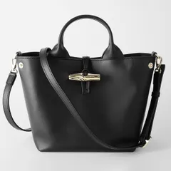 新品 ロンシャン LONGCHAMP ハンドバッグ ロゾ スリーク HANDBAG S ノワール