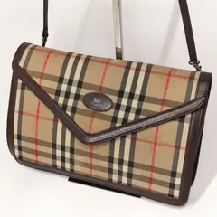 BURBERRY'S バーバリー　2way ショルダーバック クラッチバック　REAL Leather 本革　ノバチェック　シャドーホース　イングランド製
