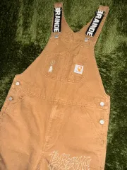 CARHARTT X BRAINDEAD オーバーオール サロペットパンツ S CARHARTT X