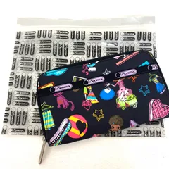 LeSportsac レスポートサック　長財布　ラウンドファスナー　ナイロン