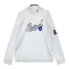 サイズ：4 PEARLY GATES パーリーゲイツ 2025年モデル ハイネック 長袖Tシャツ  ホワイト系 [240101594715] ゴルフウェア メンズ ストスト