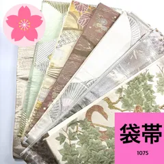 袋帯 7本 正絹 帯まとめ売り 同梱購入歓迎 リメイク用 着付け練習用【1075】