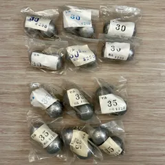 釣具屋オリジナル　マルオモリ　松葉サルカン付　30号　35号　2ヶ×12袋　釣具　釣用品　まとめ売り　釣り引退セット　※2740