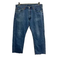 Levi's 505 デニムパンツ W36 ブルー リーバイス ジップアップ アメカジ ジーンズ デニム コットン 2601-201