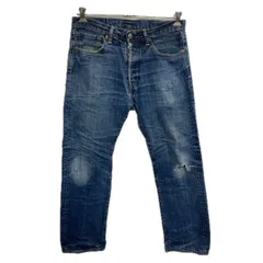 メキシコ製 Levi's 501 デニムパンツ W32 ブルー リーバイス ボタンフライ アメカジ ジーンズ デニム コットン 2601-213