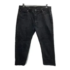 Levi's 505 デニムパンツ W40 ブラック リーバイス ジップアップ アメカジ ジーンズ デニム コットン ビッグサイズ 2601-237