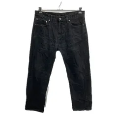 Levi's 505 デニムパンツ W36 ブラック リーバイス ジップアップ アメカジ ジーンズ デニム コットン 2601-238