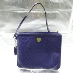 COACH コーチ ハンドバッグ ミニハンドバッグ 紫 パープル