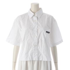 23SS Miu Miu コットンピゲ ポロシャツ - メルカリ