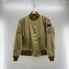 【中古】Buzz Rickson's "SAD SACK" プリント タンカースジャケット オリーブ 40R BR10994 BR10995 バズリクソンズ[24]