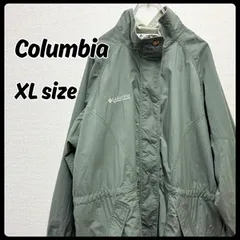 Columbia ナイロンジャケット アウター グリーン XLサイズ 古着 メンズ コロンビア