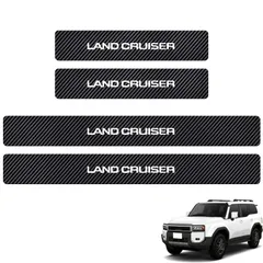 新品 SUVVNE(スウ?ニ) 車 サイドステップガード 新型ランドクルーザー250 250系(2024年4月~) レザー素材 夜光 サイドステップ 防水 防汚れ 防傷 装着簡単 日本語取扱説明書付き 4点セット