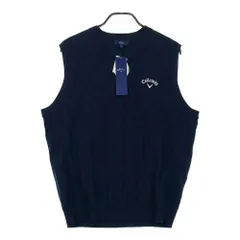 サイズ：3L CALLAWAY キャロウェイ  ニットベスト  ネイビー系 [240101593312] ゴルフウェア メンズ ストスト