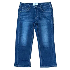 C17 CC3150 ストレッチ クロップド ボーイフレンドデニム インディゴ レディースL シーセブンティーン