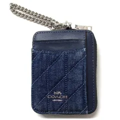 【新品 未使用】コーチ コインケース COACH アウトレット ジップ カード ケース キルティング コインケース 小銭入れ CAR26 SVDE