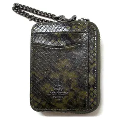 【新品 未使用】コーチ COACH アウトレット ジップ カード ケース パッチワーク アンド スネーク プリント 定期入れ 名刺入れ 小銭入れ コインケース CCO20 QBD20