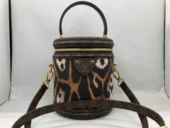 LOUIS VUITTON ルイヴィトン モノグラム カンヌ M13846 バッグ 2WAYバッグ ショルダーバッグ ハンドバッグ アニマル柄 茶 ブラウン