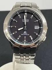 ジャンク 【ジャンク】稼働品 CITIZEN シチズンATTESA H415-T008631電波ソーラー 腕時計