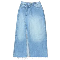 ZARA デニム ロングスカート ライトブルー レディースXS ザラ