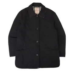 バーバリー ロンドン チェックライニング キルティング ジャケット