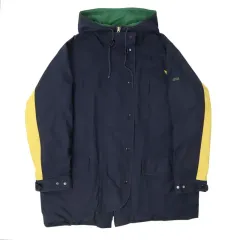 90s ポロ ラルフローレン ネイビー マウンテン フーディー アウター ジャケット