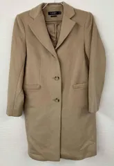RALPH LAUREN ラルフローレン チェスターコート コート レディース M キャメル カシミヤブランド