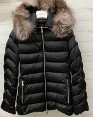 MONCLER✨ブラックエルミファーロングダウンジャケット廃盤希少リアル 